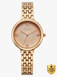 Titan Workwear Titan Workwear Pink Round Dial Women's Watch / Automati