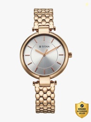 Titan Workwear Titan Workwear Silver Round Dial Women's Watch / Automa