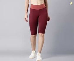 Women Training Red Sports Athletic Leggings