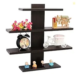 Ebee Engineered Wood Lifestyle Wall Shelf/Bookshelf/Display Rack, 4 Sh