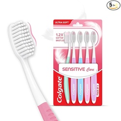 Colgate Sensitive Care Toothbrush Set of 5 | Ultra Soft for Sensitive