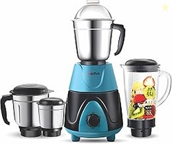 ACTIVA Megamix 1000W Mixer Grinder with 4 Jars for Dry, Wet & Chutney