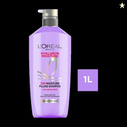 L'Oral Paris Hyaluron Moisture 72H Moisture Filling Shampoo | For Dull