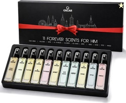 OSCAR 11 Forever Scents For Him (Pack of 11) Perfume Gift Set | Strong