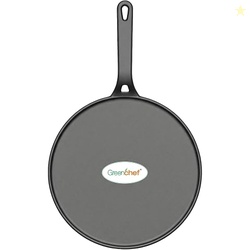Greenchef Pre-Seasoned Cast Iron Zesto Doasa Tawa 28 cm | Pre-Seasoned