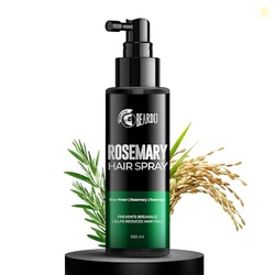 Beardo Rosemary Hair Spray with Redensyl & Rice Water | Activates Natu